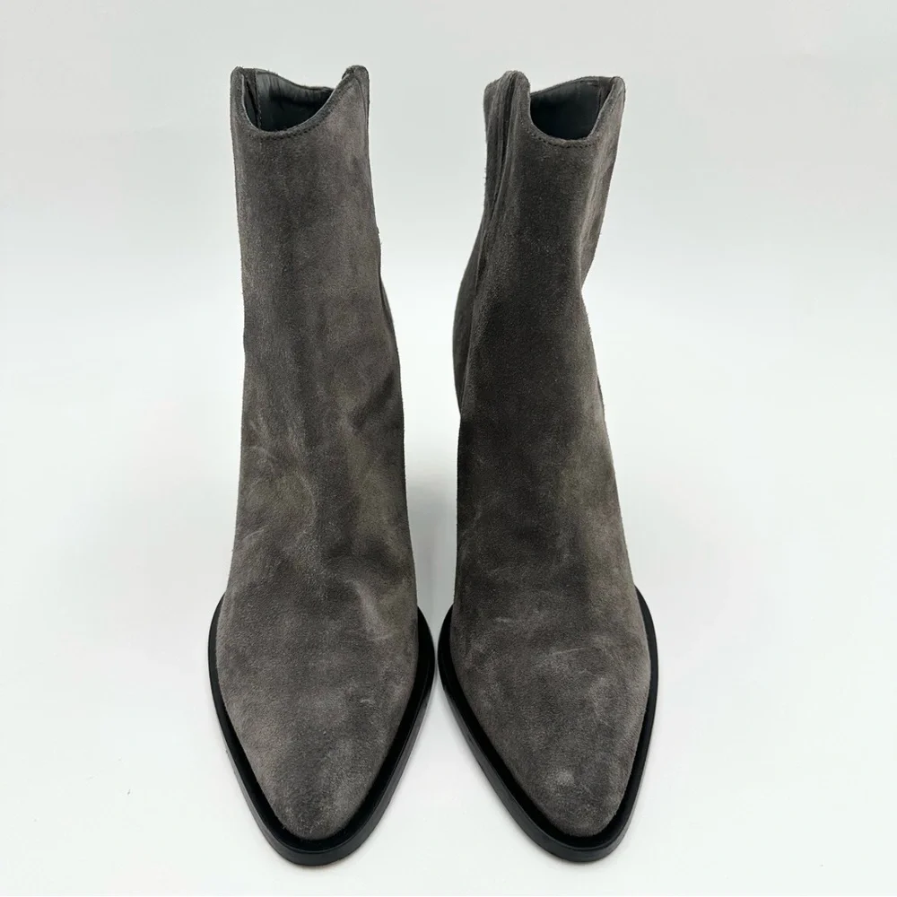 Vince Erving Ankle Boots in Grey Suede